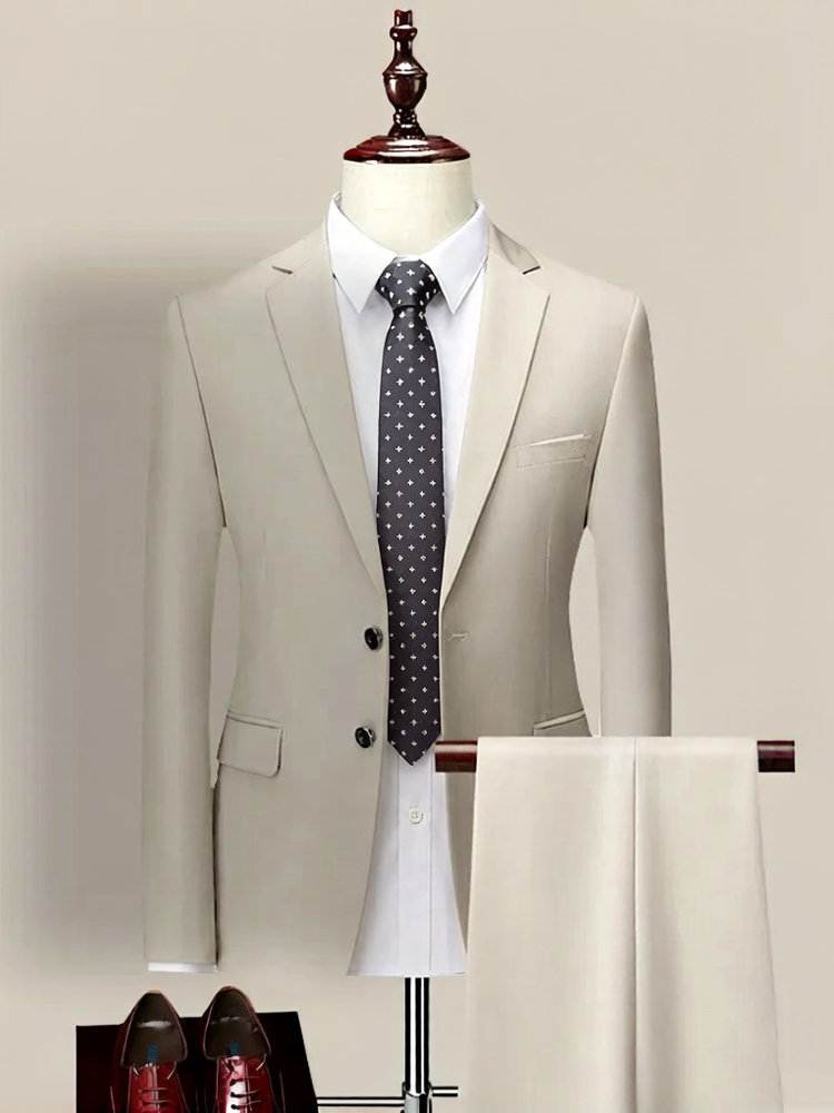 Mens Grooming Brand - 14컬러 M-6XL (자켓+조끼+바지) 고급 브랜드 정장