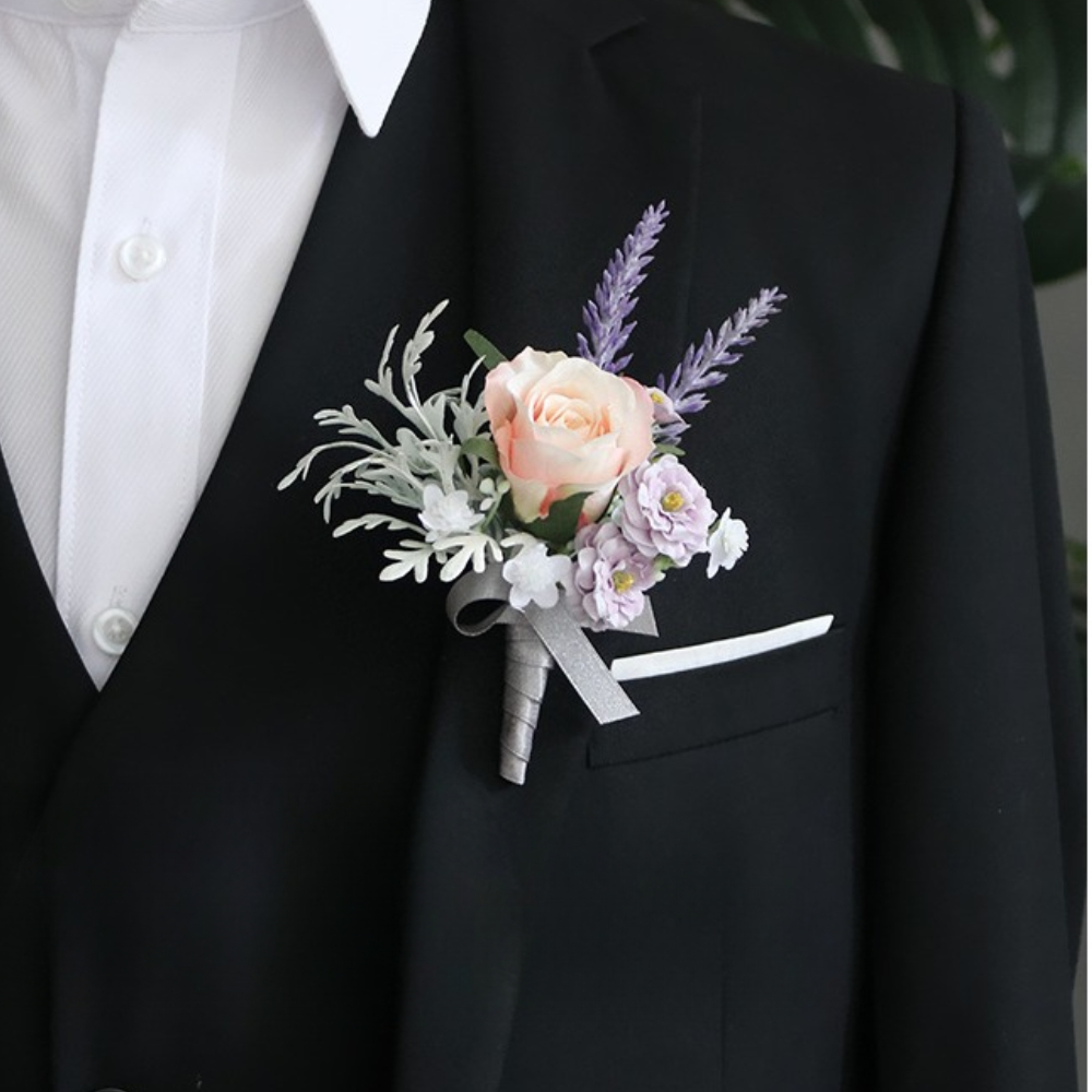 신랑 Boutonniere 웨딩 장식 남자 결혼 액세서 - Men'S Grooming For Marriage 리뷰 및 가격