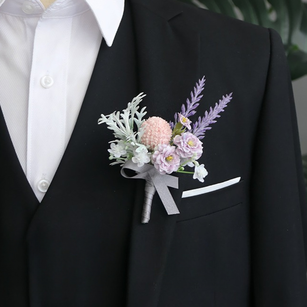 신랑 Boutonniere 웨딩 장식 남자 결혼 액세서 - Men'S Grooming For Marriage 리뷰 및 가격