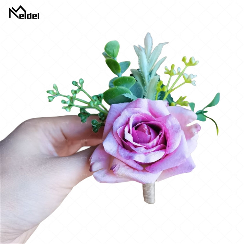 웨딩 코사지 Boutonnieres 남성용 꽃 손님 결 - Men'S Grooming For Marriage 리뷰 및 가격