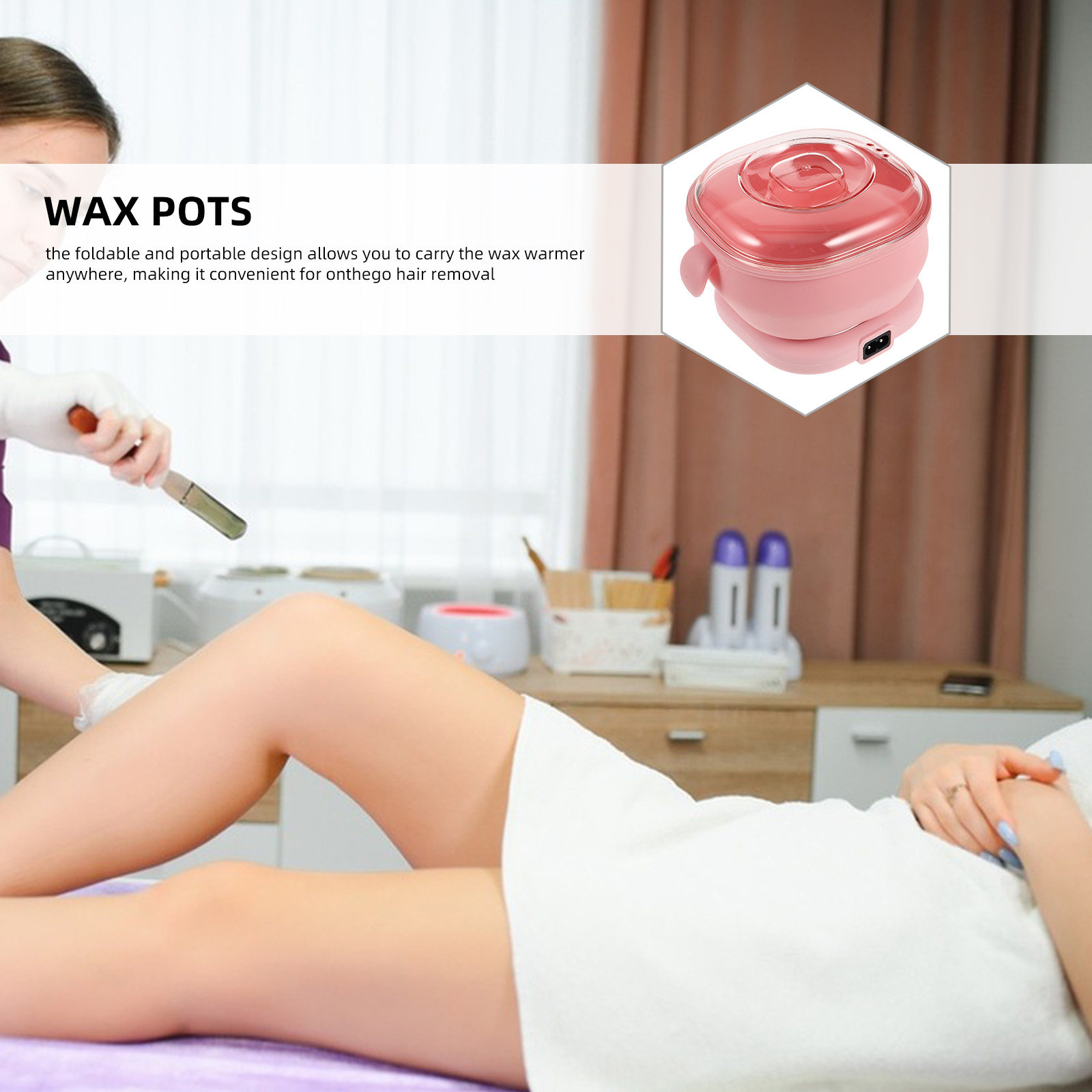 접이식 휴대용 실리콘 제모기, 빠르고 균일한 녹임, 논 - Hair Wax Stick 리뷰 및 가격