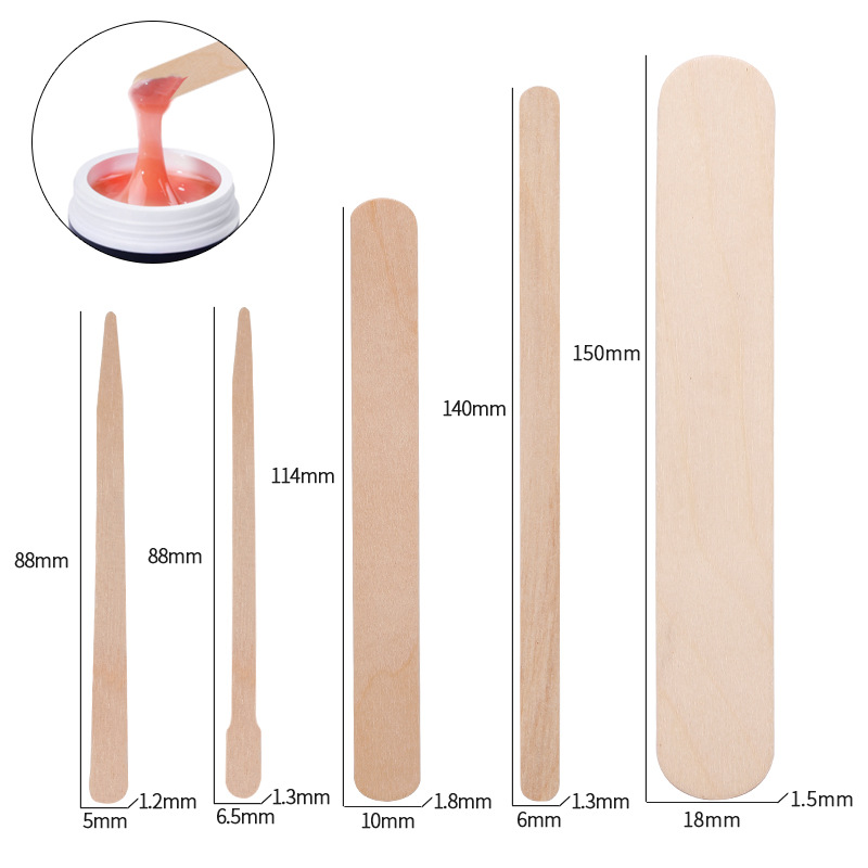 100개 일회용 왁싱 나무 혀 압자 바디 제모 스틱 혀 - Hair Wax Stick 리뷰 및 가격