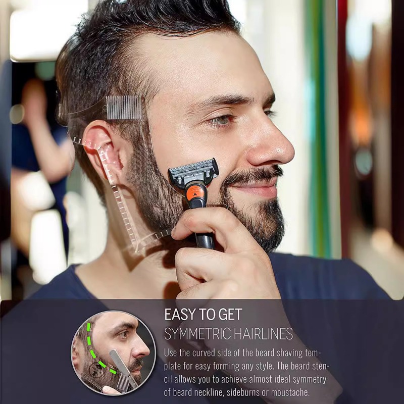 수염 모양 만들기 도구 콧수염 스타일링 템플릿 6번 얼 - Men'S Grooming And Style 리뷰 및 가격